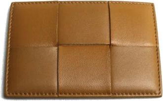 Bottega Veneta Pre-owned Wallets, female, Brown, Size: ONE SIZE Pre-owned Leather wallets