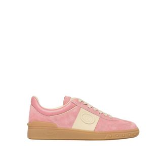 Valentino Garavani Sneakers, female, Pink, 5 UK, Suede Leather Low-Top Trainers