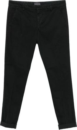 Dondup Zwarte Stijlvolle Broek - Heren - Slim Fit Broeken - Zwart - W32 - Broeken