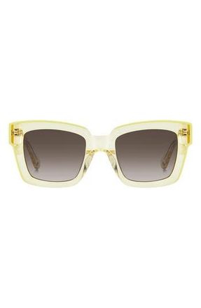 Kate Spade New York 51mm brynne cat eye sunglasses in Yellow at Nordstrom Rack