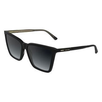 Calvin Klein Sunglasses, female, Black, Size: 57 MM Ck26506S Rectangle Sunglasses