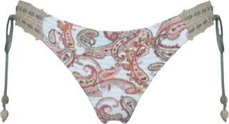 Del Maar Bikinitop met Patchwork Print - Dames - Bikinis - Groen - XS - Badmode