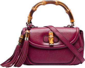 Gucci Pre-owned Gucci Medium Calfskin New Bamboo Satchel Ladies UR63TZSN39MV4T81