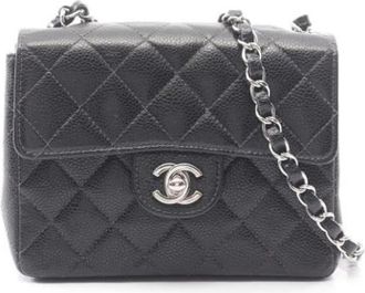 Chanel Pre-owned Vintage Schoudertas - Dames - Vintage Schoudertas - Zwart - ONE Size - Leer - Vintage