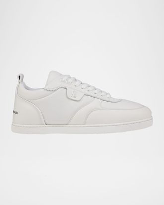 Christian Louboutin Men & apos;s Sk Vi Flat Calf Leather Low-Top Sneakers