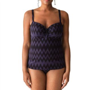 Prima Donna Venice Padded Tankini Top In Black