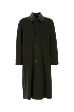 【送料&関税込】Fendi Polyester Blend Overcoat FENDI Overcoat | REVERSIBLE