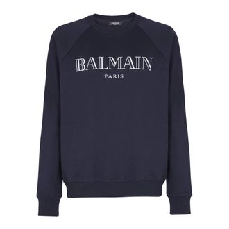 Balmain Hombre, Sudaderas, Azul, Talla: M