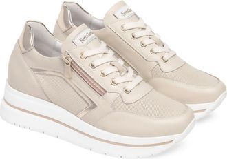 Nero Giardini Hidden Wedge Sneaker in Milk at Nordstrom, Size 39