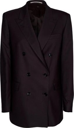 Tagliatore Kostuums, Dames, Bruin, L, Leer, Jasmine Blazer