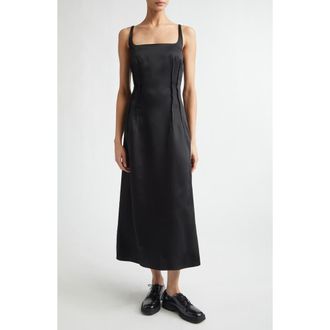 Nellie Partow Beacon Tank Dress in Black at Nordstrom, Size 12