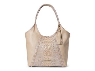 Brahmin Melora Tote Womens Handbags Pearl, Leather