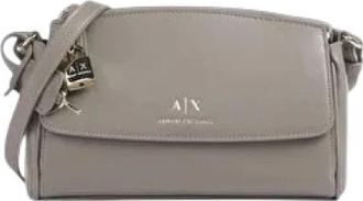 A|X Armani Exchange Tassen.. Beige - Dames - Schoudertassen - Beige - ONE Size - Leer - Tassen