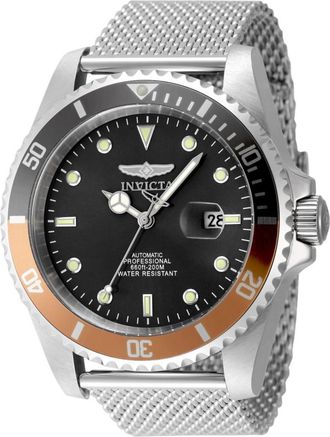 Invicta Pro Diver 48631 Heren Horloge - Automatisch Uurwerk - Roestvrij Staal met grijze Wijzerplaat - 47mm