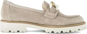 Gabor chain-embellished loafers - Neutrals