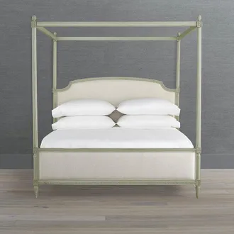 Frontgate Etienne Canopy Bed - French Patina, French Patina Queen - Frontgate