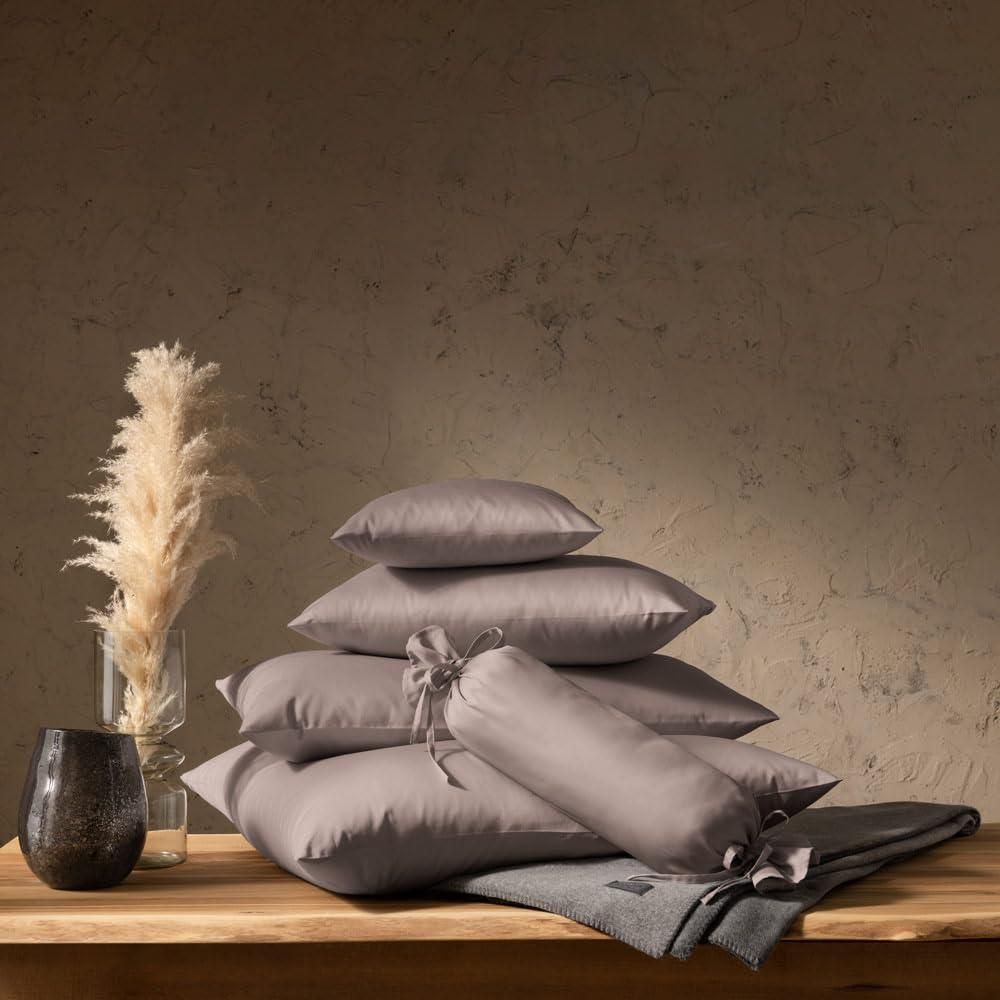 Estella Kissenbezug Aus Feinjersey – 100% Baumwolle, Rosa, Größe 40x80 Cm, Mit Reißverschluss