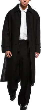 Valentino Reversible Wool & Silk-Blend Coat