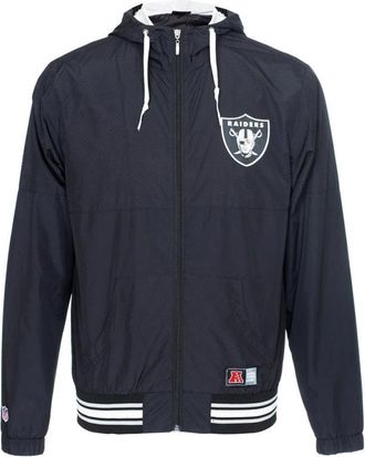 Majestic Filatures Oakland Raiders Windbreaker Jas - Heren - Zomerjassen - Zwart - XS - Jassen