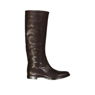 Sergio Rossi Stiefeletten outlet Stiefel Gr. 40 Leder Spitz Ankle Boots