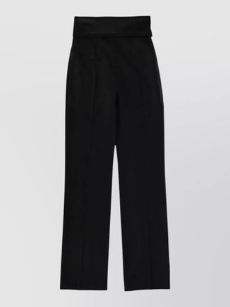 Alexander McQueen wool tailored trousers high waist wide leg