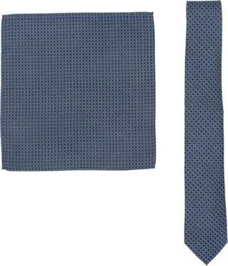 Remus Uomo patterned tie - Blue