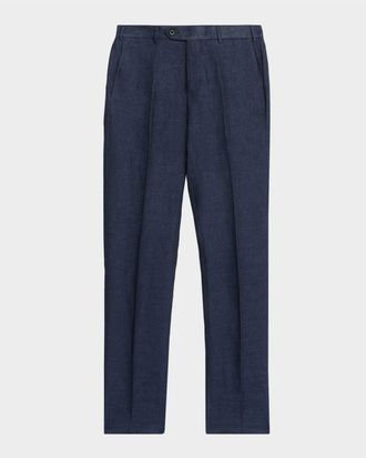 Zanella Men & apos;s Parker Linen Trousers