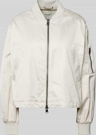 Beaumont Amsterdam Bomberjacke mit Zweiwege-Rei&szlig;verschluss Modell JODY in Kitt, Gr&ouml;&szlig;e 42