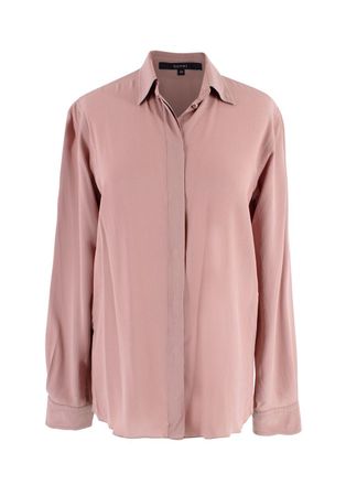Gucci Dusky Pink Silk Blouse Size XS