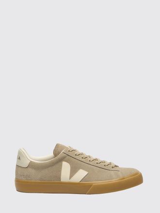 Veja Campo Low-Top Sneakers in Suede and O. T. Leather with V-Logo