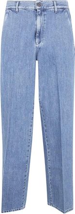 Lardini Jeans, Heren, Blauw, W30, Straight Jeans