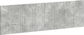vidaXL Cabecero Montada En La Pared Alkmaar Gris Hormig&oacute;n Vidaxl