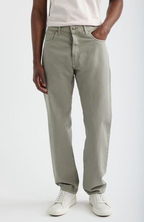 Madewell 1991 Straight Leg Jeans in Washed Olive at Nordstrom, Size 29 X 32