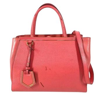 Fendi Pre-owned Vintage Handtas - Dames - Vintage Handtas - Roze - ONE Size - Leer - Vintage