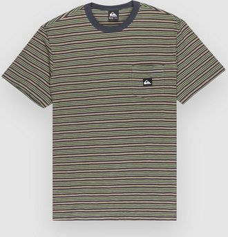 Quiksilver Onyx Striped T-Shirt grau