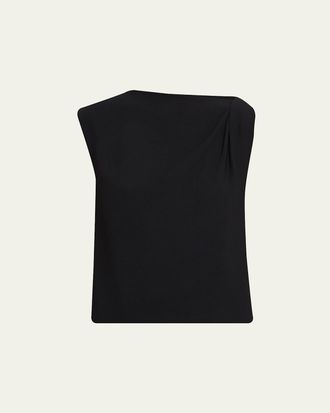 Vince Draped Shoulder Top