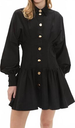 Aje Alexa Mini Dress In Black