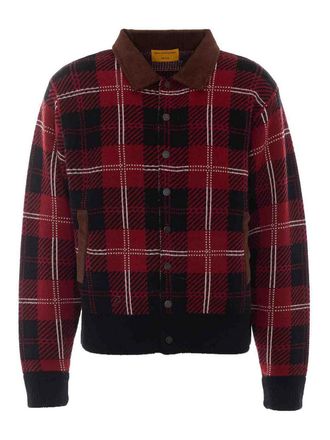 Guest In Residence Tartan Bomber