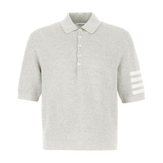 Thom Browne Heren, Truien, Grijs, Maat: S Katoen