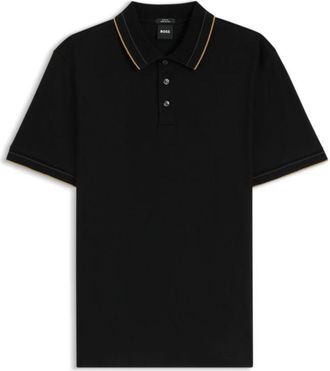 BOSS Slim-fit polo shirt in mercerized cotton