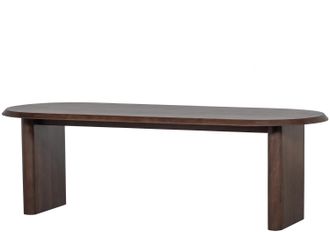 De Eekhoorn Ovaler Massivholz Design Esstisch Ellips 240 x 90 cm