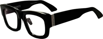 Bugatti Mens 51mm Eyeglasses 48M-BK-RX-AF