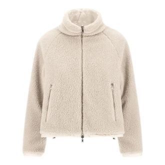 Herno Giacca in Sherpa - - Jackets - Donna - Beige - XS
