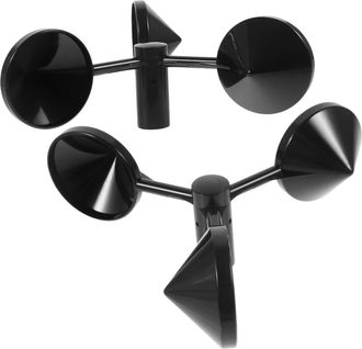 OEM Anem&oacute;metro Exterior De 2 Piezas Para Sensor De Velocidad Del Viento, Vaso Medidor De Viento Abs Para Observaciones Ambientales Y Estaciones Meteorol&oacute;g