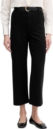 DKNY Dkny, Broeken, Dames, Zwart, L, Geknipte broek