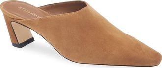 Stuart Weitzman Stassi 50 Mule in Toasted Almond at Nordstrom, Size 10.5