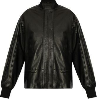 AllSaints Leren Sofi Bomberjack - Dames - Leren en Su&egrave;de Jassen - Zwart - XS - Leer - Jassen