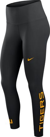 Nike LSU Zenvy Nike Womens Dri-FIT College High Rise 7/8 Leggings in Black | 02OV00ALSN-Y05