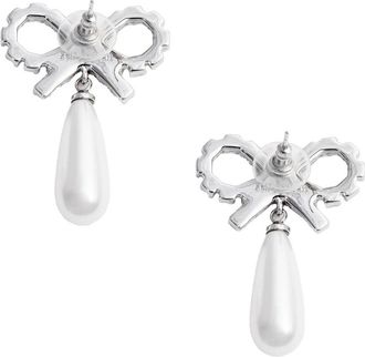 Self Portrait Womens Drop Earrings Rs26631ep Silver Metallic Copper