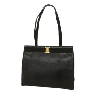 Ferragamo Pre-owned Tote Bags, female, Black, Size: ONE SIZE Pre-owned Shoulder Bag